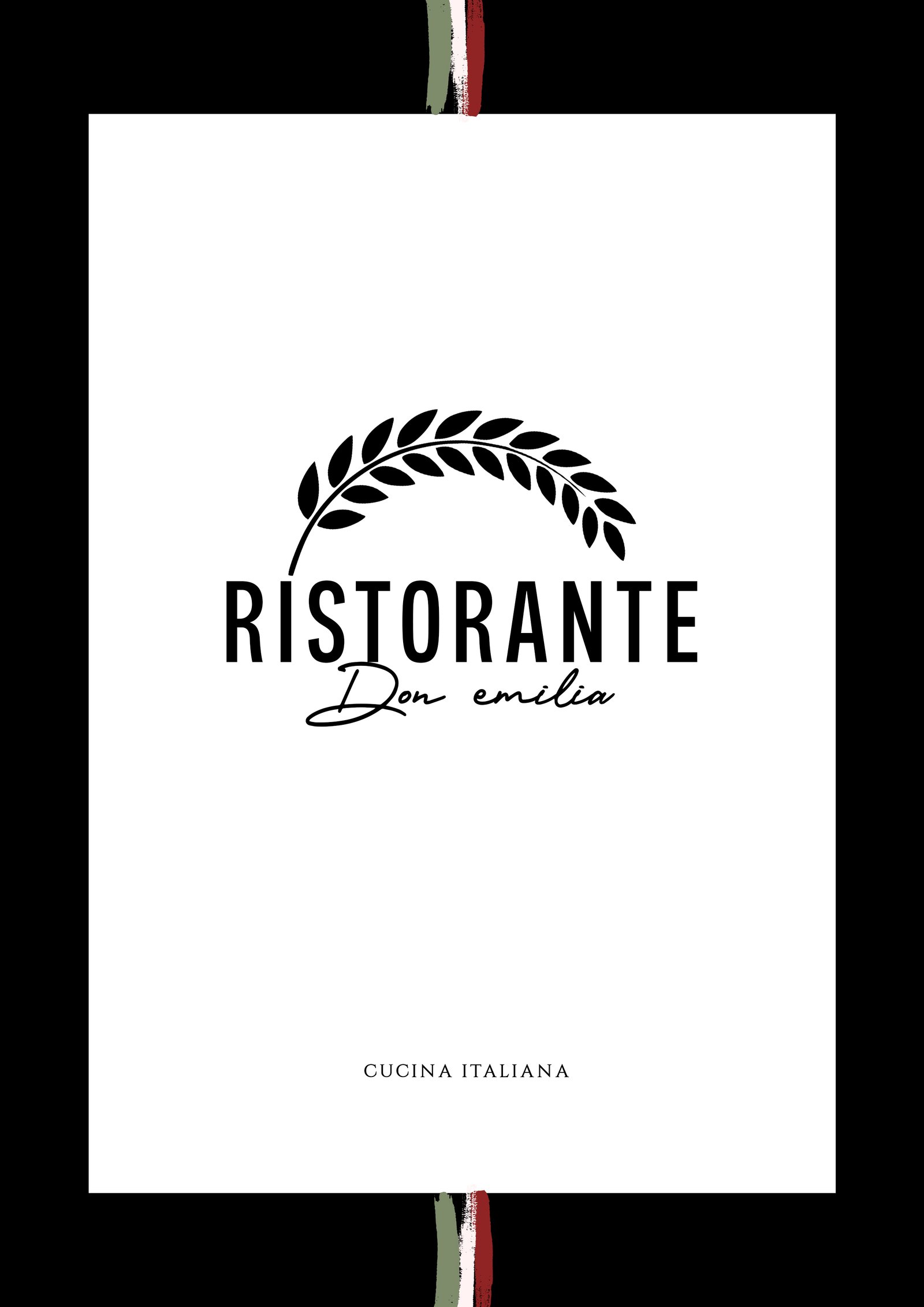 Couverture du menu Don Emilia