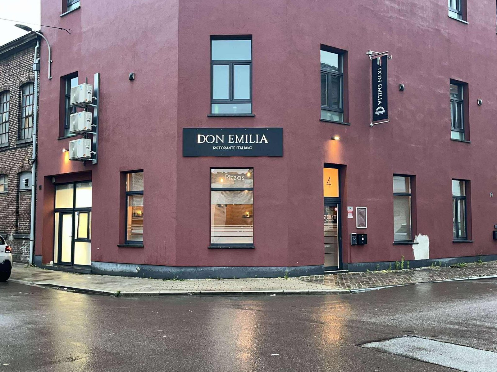 Extérieur du restaurant